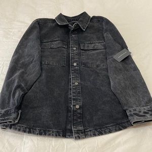 NWT denim shacket